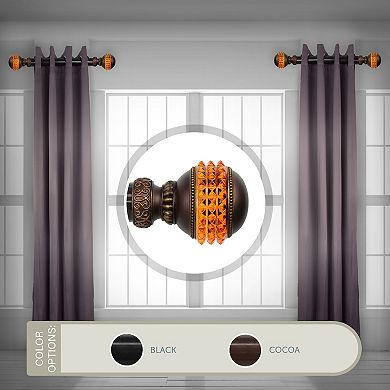 Rod Desyne 1.5" Gemstone Side Curtain Rod