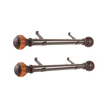 Rod Desyne 1.5" Gemstone Side Curtain Rod
