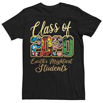 Men's Marvel Avengers Class Of 2020 Cursive Text Tee