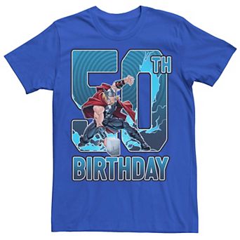 Men's Marvel Thor 50th Birthday Tee