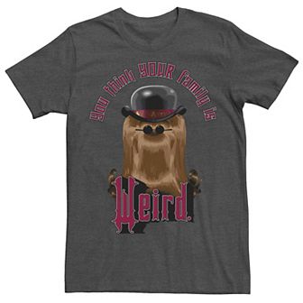 Men's The Addams Family Cousin It You Think Your Family Is Weird Tee