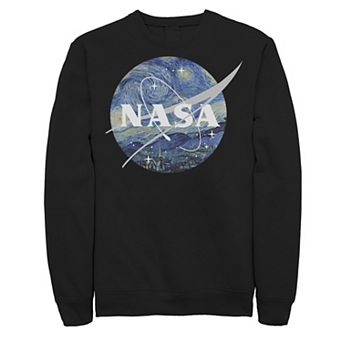 Men's NASA Starry Night Classic Chevron Logo Sweatshirt