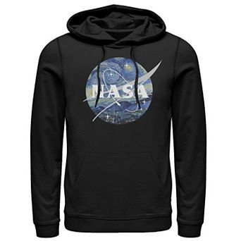 Men's NASA Starry Night Classic Chevron Logo Hoodie