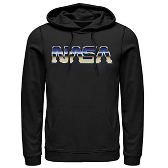 Men's NASA Dune Landscape Retro Chrome Logo Hoodie
