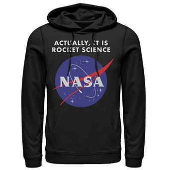 Men's NASA Logo Actually It Is Rocket Science Hoodie