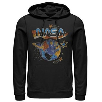 Men's NASA Planet Space Sketched Doodles Hoodie