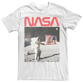 Men's NASA Astronaut American Flag Photo Tee