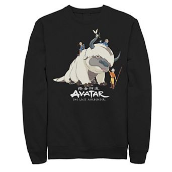 Men's Avatar: The Last Airbender Appa Ride Group Shot Sweatshirt