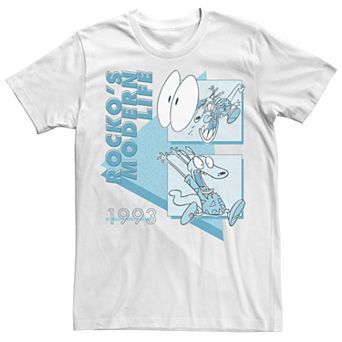 Men's Rockos Modern Life 1993 Pop Art Retro Tee
