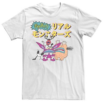 Men's Ahhh Real Monsters Kanji Group Shot Tee
