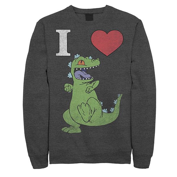 Sweatshirt Nickelodeon Rugrats Reptar Logo Kanji - Taille L Homme - Noir - Neuf Sans étiquettes