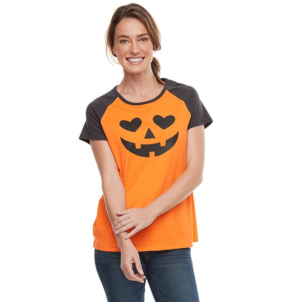 jack o lantern graphic tee