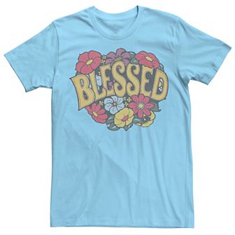 Men's Blessed Floral Wreath Tee