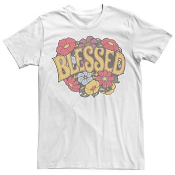 Men's Blessed Floral Wreath Tee