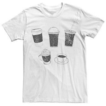 Men's Coffee Cups And Mugs Tee