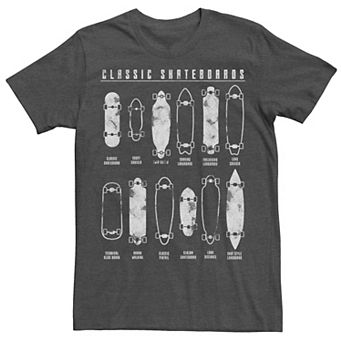 Men's Classic Skateboards Lineup Sketch Tee