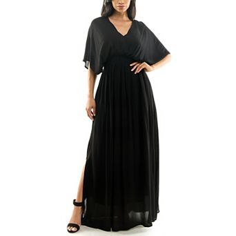 Women's Nina Leonard Smocked Maxi Dress