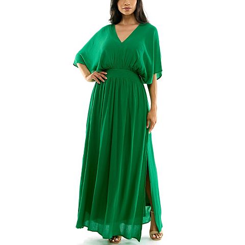 Женские платья Nina Leonard Women's Nina Leonard Smocked Maxi Dress