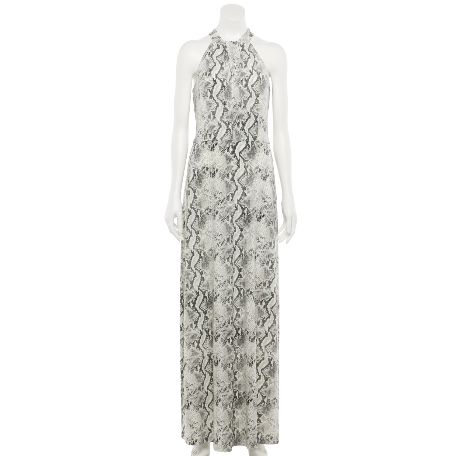open your heart halter lace maxi dress