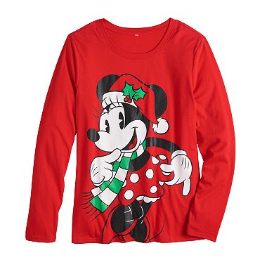 Disney's Minnie Mouse Women's Christmas Graphic Tee by Family Fun™