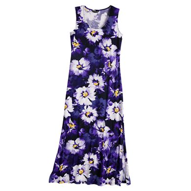 Women's Nina Leonard Print Maxi Dress