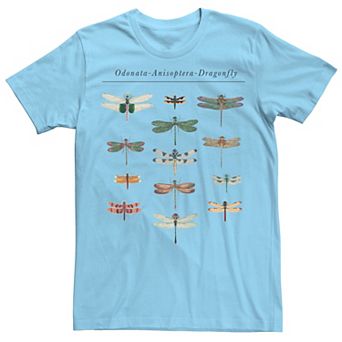Men's Dragonfly Study Collage Tee