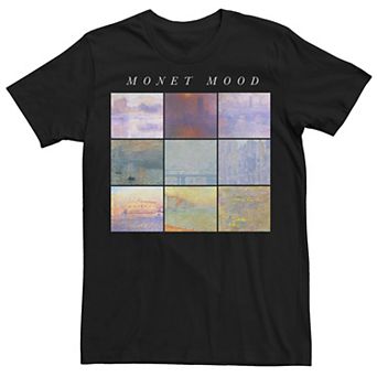 Men's Monet Painting Mood Collage Tee