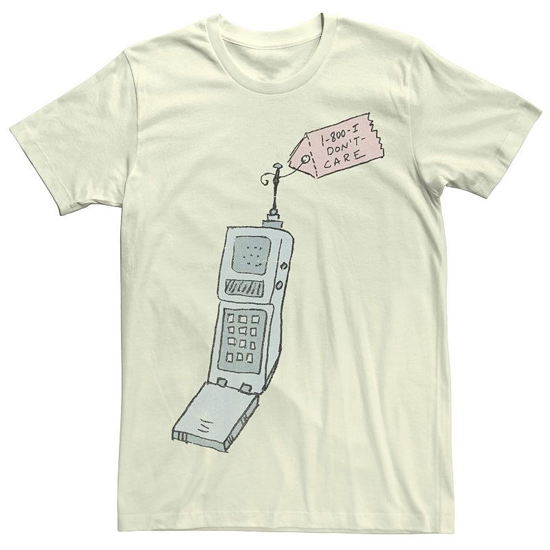 Men's Vintage Phone 1800-I Don?t Care Tee,