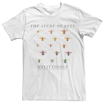 Men's Earth Day Melittology The Study Of Bees Tee