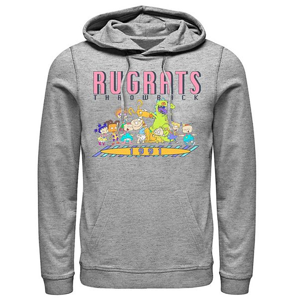 Men s Rugrats Throwback 1991 Group Shot Hoodie