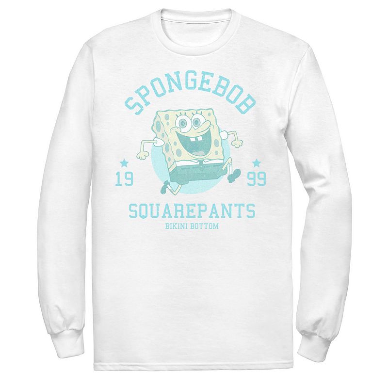 Men's Nickelodeon SpongeBob SquarePants Retro Bikini Bottom Tee, Size: XL, White