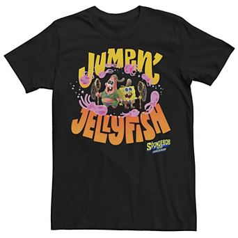 Men's SpongeBob Sponge On The Run Jumpin Jellyfish Tee