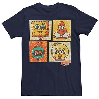 Men's SpongeBob Sponge On The Run Character Box Up Tee
