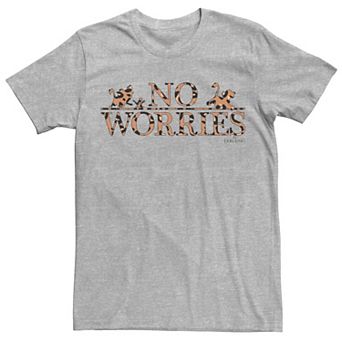 Disney's The Lion King Men's No Worries Leopard Fill Tee