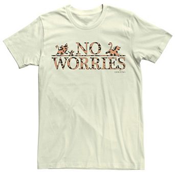 Disney's The Lion King Men's No Worries Leopard Fill Tee