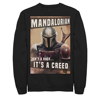 Men's Star Wars The Mandalorian It Isn't A Race It's A Creed Sweatshirt