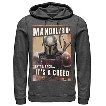 Men's Star Wars The Mandalorian It Isn't A Race It's A Creed Hoodie