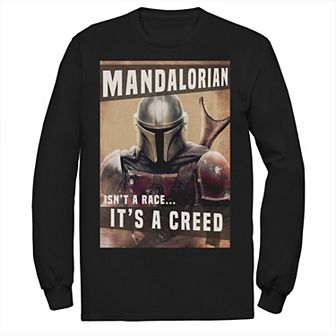 Men's Star Wars The Mandalorian It Isn't A Race It's A Creed Tee