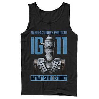Men's Star Wars The Mandalorian IG-11 Manufacturer's Protocol Tank Top
