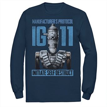 Men's Star Wars The Mandalorian IG-11 Manufacturer's Protocol Tee