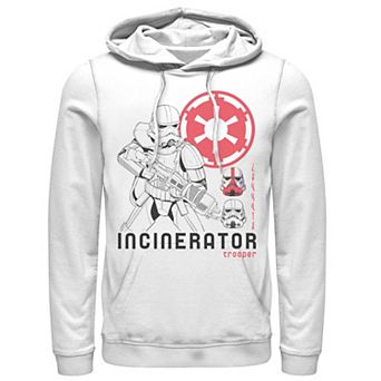 Men's Star Wars The Mandalorian Incinerator Trooper Line Art Hoodie