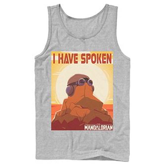 Men's Star Wars The Mandalorian I Have Spoken Poster Tank Top