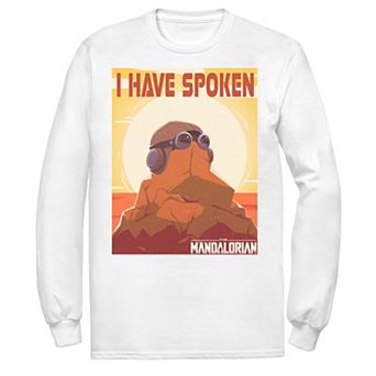 Men's Star Wars The Mandalorian I Have Spoken Poster Tee
