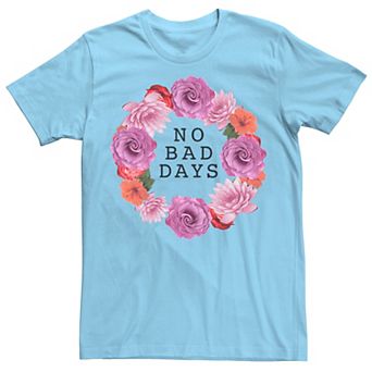 Men's No Bad Days Flower Wreath Tee