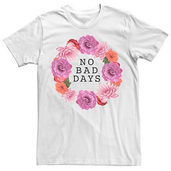 Men's No Bad Days Flower Wreath Tee