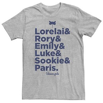 Men's Gilmore Girls Name Stack Tee