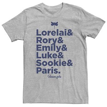 Men's Gilmore Girls Name Stack Tee