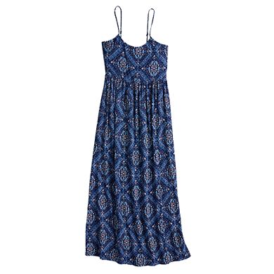 Juniors' SO® Smocked Back Maxi Dress