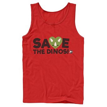 Men's Jurassic World: Fallen Kingdom Save The Dinos! Tank Top