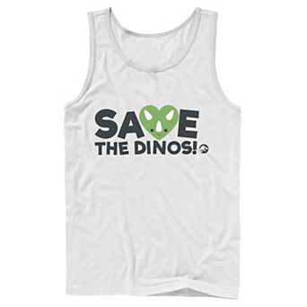 Men's Jurassic World: Fallen Kingdom Save The Dinos! Tank Top